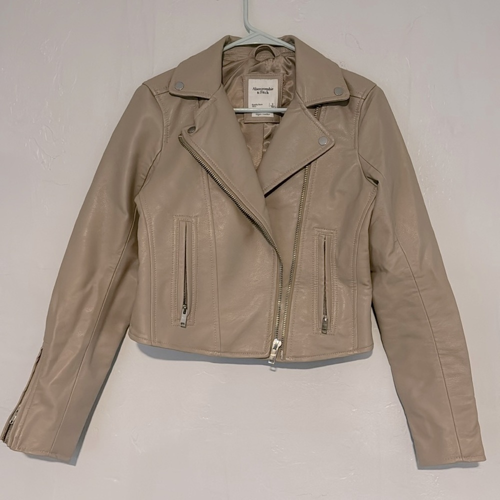Abercrombie Vegan Leather Jacket
